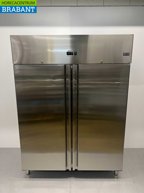 Stainless steel Double door 2 door Freezer Freezer Monoblock 1350 liters 230V Horeca
