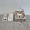 Stainless steel Saro Justin Sink Sink with knee operation 40 x 40 cm Catering