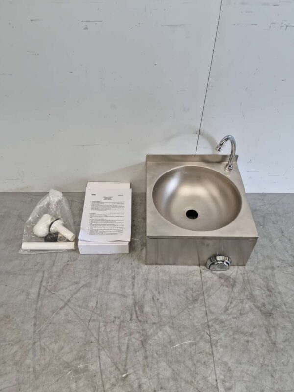 Stainless steel Saro Justin Sink Sink with knee operation 40 x 40 cm Catering