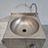 Stainless steel Saro Justin Sink Sink with knee operation 40 x 40 cm Catering - Image 2