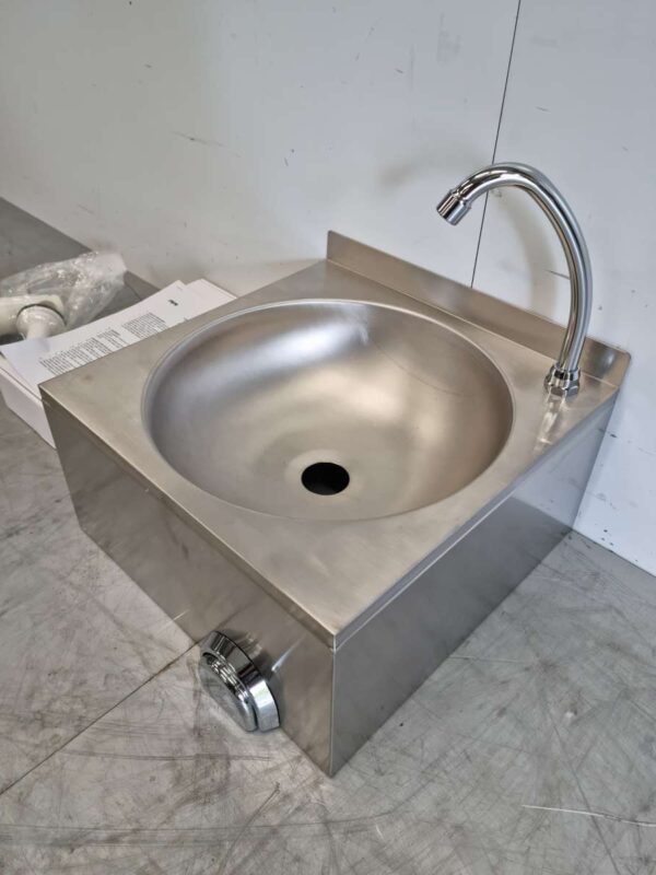 Stainless steel Saro Justin Sink Sink with knee operation 40 x 40 cm Catering - Image 3
