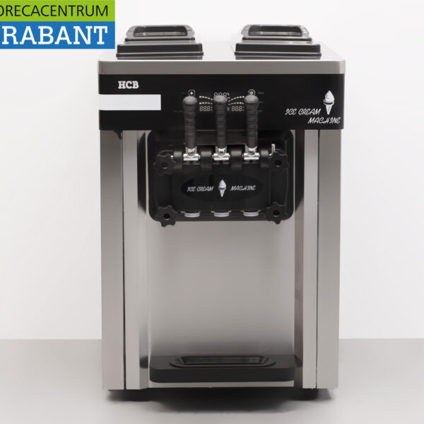 HCB stainless steel Soft ice cream machine 2 flavors 230V Catering