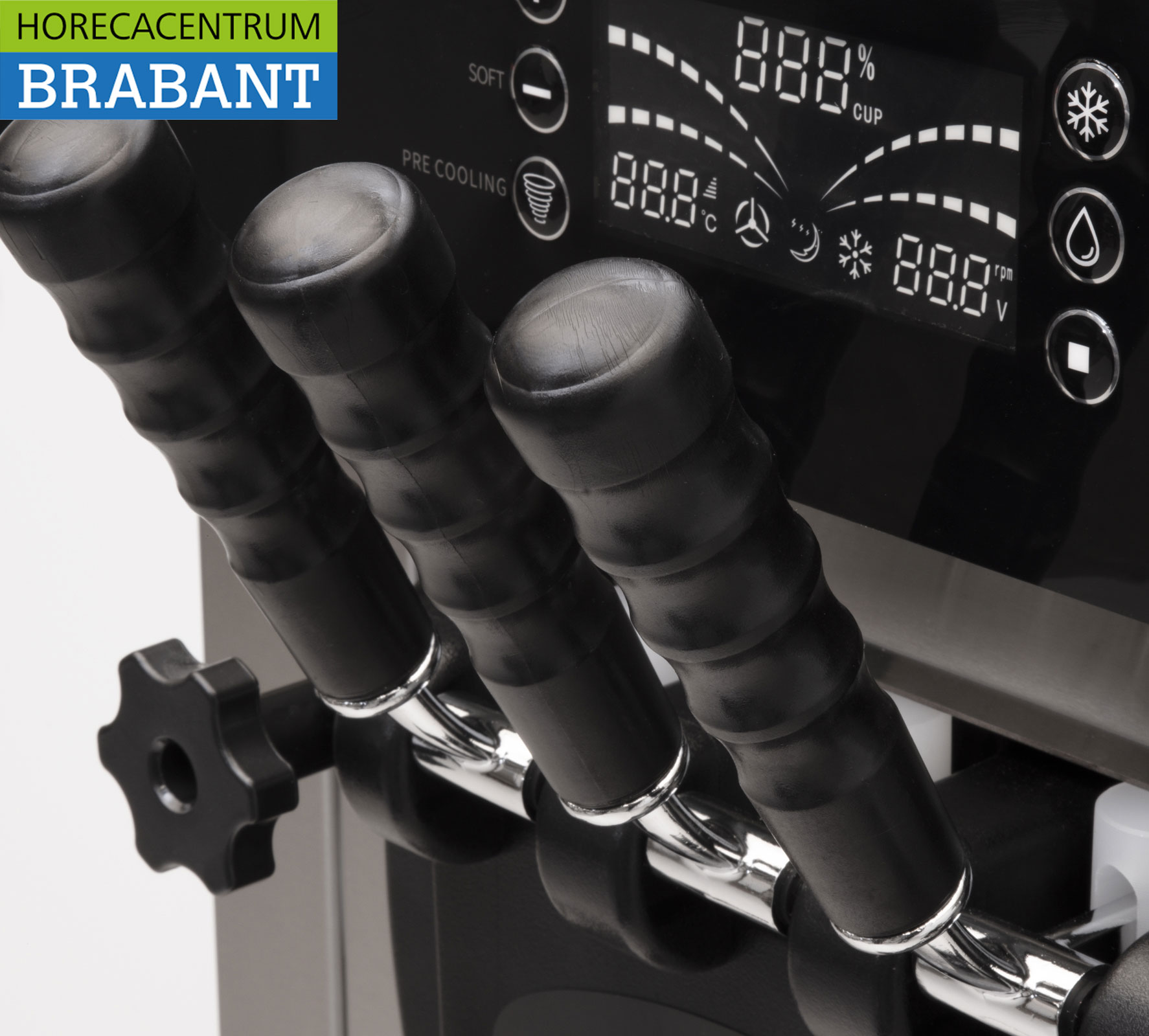 Stainless steel Soft ice cream machine 2 flavors 230V Catering - Image 5