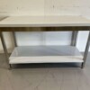 Stainless Steel Work Table Basic-line 140 x 60 x 85 cm Catering