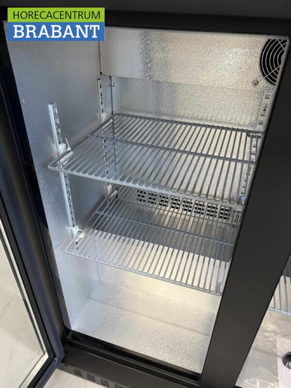 Backbar Bar Refrigerator Glass folding doors 218 liters 90 cm 230V Horeca - Image 5
