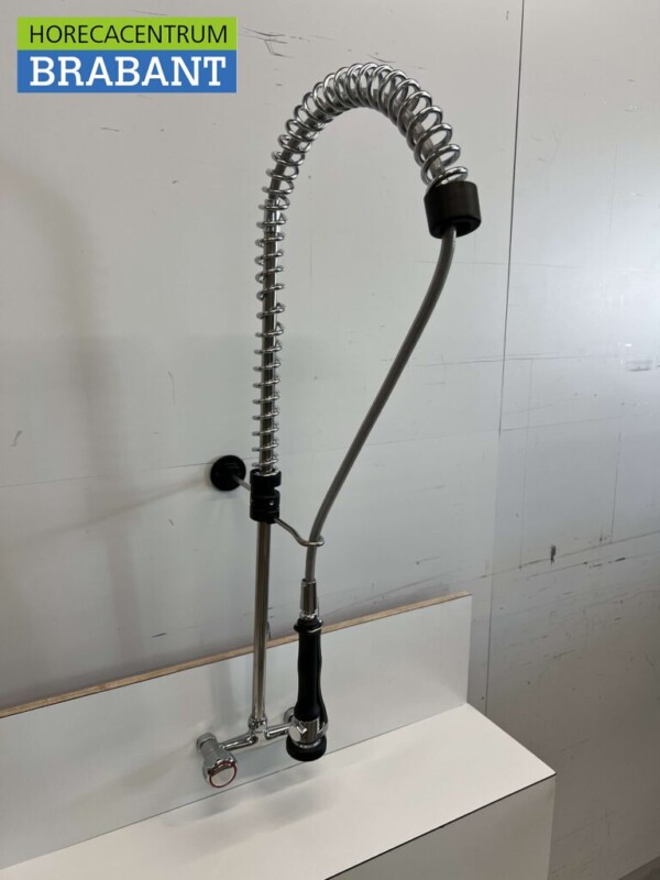 Monolith Pre-rinse shower Flush valve with mixer tap Double hole Horeca