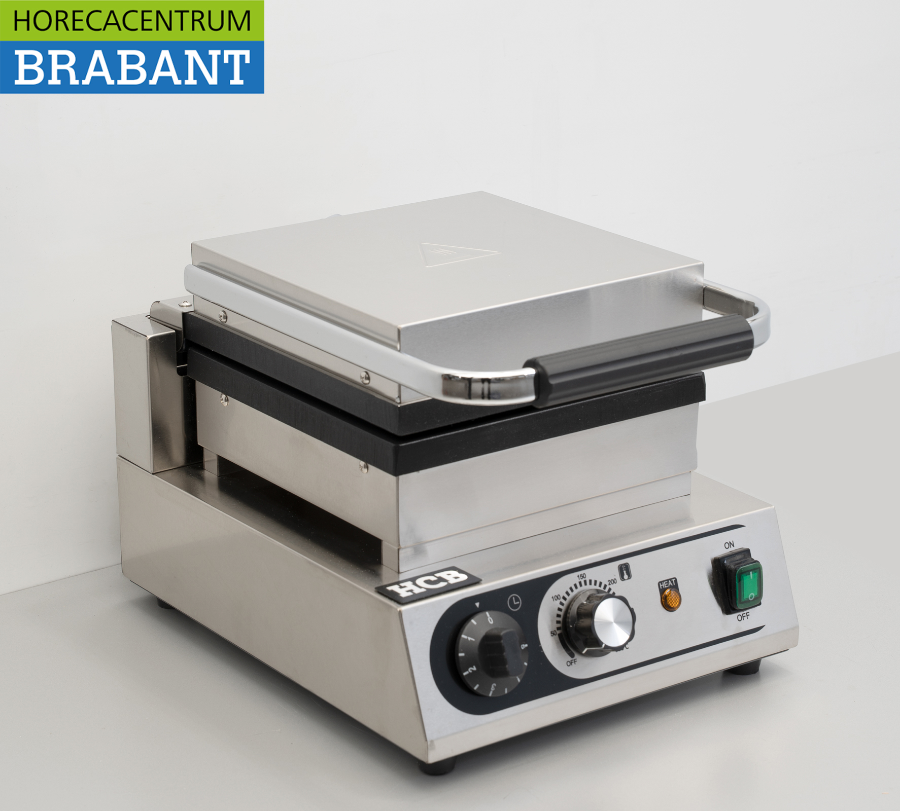 HCB Stainless Steel Waffle Iron Liege Waffles 230V Catering - Image 4