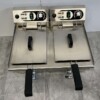 Stainless steel Double Fryer Fryer Drain Tap 2 x 10 liters 2 x 230V Horeca - Image 4