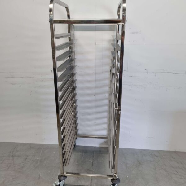 Stainless steel Regal Trolley 15 x 47/66 cm Catering