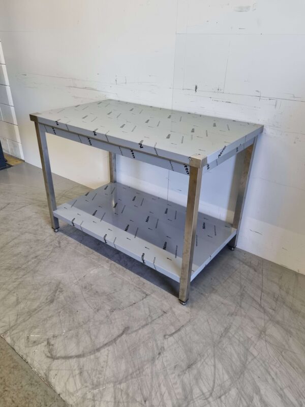 Stainless Steel Worktable Premium-line 120 x 70 x 85 cm Catering - Image 2