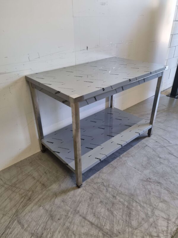 Stainless Steel Worktable Premium-line 120 x 70 x 85 cm Catering - Image 3