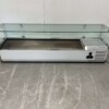 Stainless steel Top-up display case Top-up refrigerated display case saladière 6 x 1/4 GN 140 cm Horeca