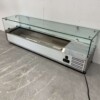 Stainless steel Top-up display case Top-up refrigerated display case saladière 6 x 1/4 GN 140 cm Horeca - Image 2
