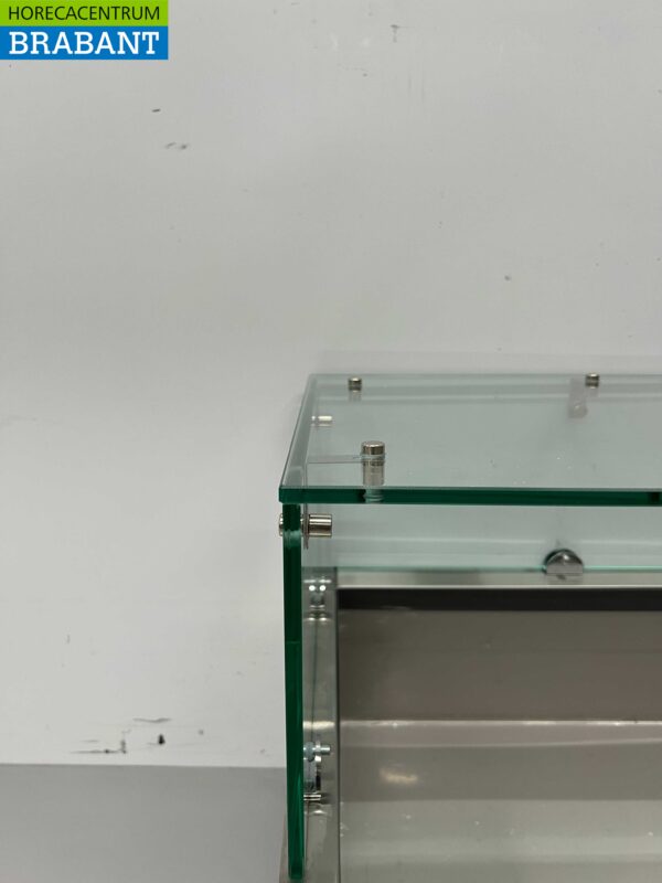 Stainless steel Top-up display case Top-up refrigerated display case saladière 2 x 1/3 and 1 x 1/2 GN 100 cm Horeca - Image 4