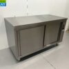 Stainless steel warming cabinet Plate warming cabinet 2 sliding doors Premium-line 140 cm Horeca - Image 2