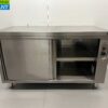 Stainless steel warming cabinet Plate warming cabinet 2 sliding doors Premium-line 140 cm Horeca - Image 4