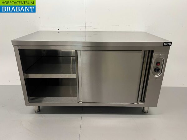 Stainless steel warming cabinet Plate warming cabinet 2 sliding doors Premium-line 140 cm Horeca - Image 5