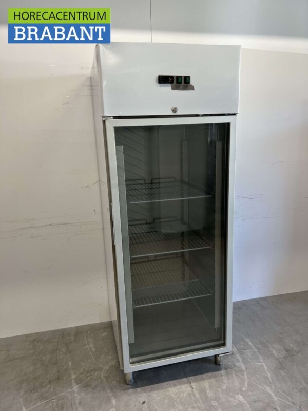 Stainless steel glass door Glass door refrigerator refrigerator 2/1 GN 650 liters 230V Horeca