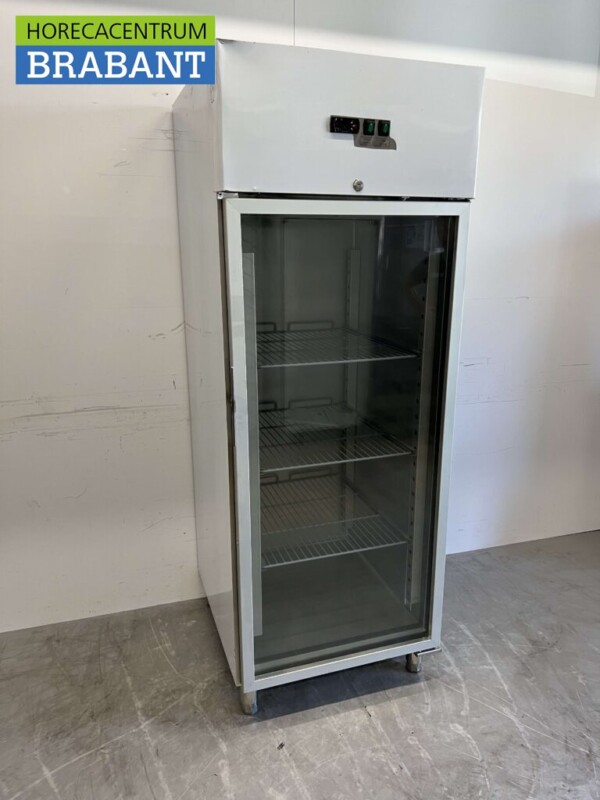 Stainless steel glass door Glass door refrigerator refrigerator 2/1 GN 650 liters 230V Horeca - Image 2