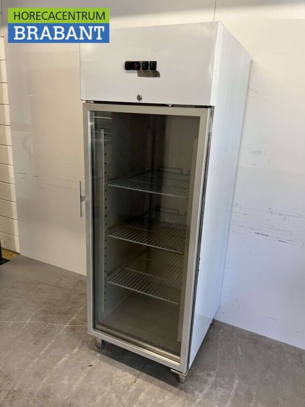 Stainless steel glass door Glass door refrigerator refrigerator 2/1 GN 650 liters 230V Horeca - Image 3