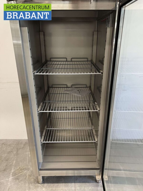 Stainless steel glass door Glass door refrigerator refrigerator 2/1 GN 650 liters 230V Horeca - Image 4
