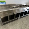 Stainless steel Baking line Pasta cooker, ceramic stove and gas stove 240 cm Horeca - Image 3