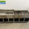 Stainless steel Baking line Pasta cooker, ceramic stove and gas stove 240 cm Horeca - Image 4