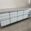Stainless steel Coreco Premium refrigerated workbench 8 drawers 1/1 gastronorm 224,5 cm Catering - Image 3