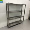 Stainless steel Storage Rack Rack Premium-line 160 x 40 x 180 cm Catering - Image 2