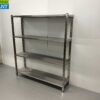 Stainless steel Storage Rack Rack Premium-line 160 x 40 x 180 cm Catering - Image 3