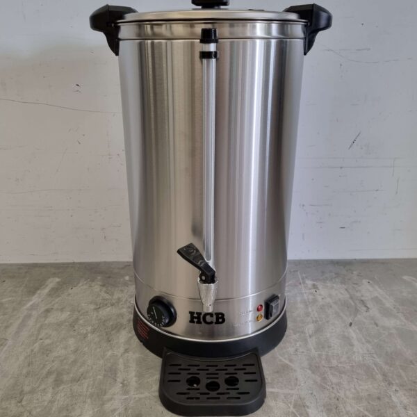 Stainless steel Double walled Kettle Boiler with drip tray 20.5 liters 230V Catering