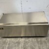Stainless steel GN tray holder with lid 3 x 1/6 gastronorm GN 54,5 cm Horeca
