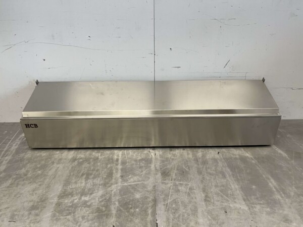 Stainless steel GN tray holder with lid 6 x 1/6 gastronorm GN 106 cm Horeca