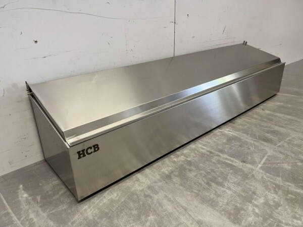 Stainless steel GN tray holder with lid 6 x 1/6 gastronorm GN 106 cm Horeca - Image 2