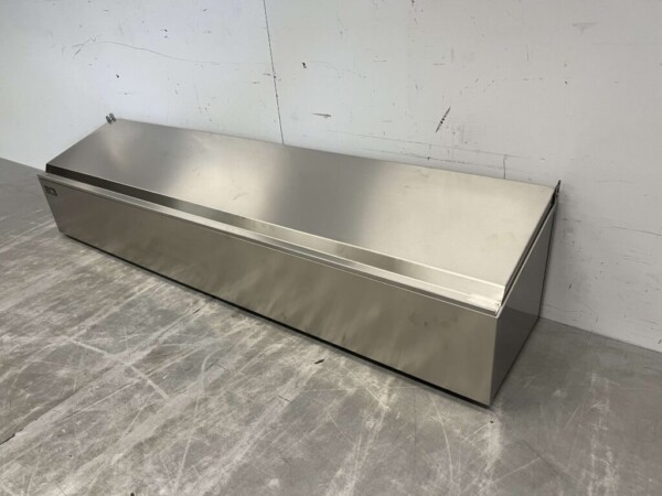 Stainless steel GN tray holder with lid 6 x 1/6 gastronorm GN 106 cm Horeca - Image 3
