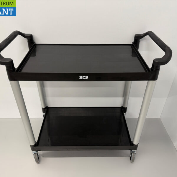 HCB Plastic serving trolley 2 tiers 102 cm Catering