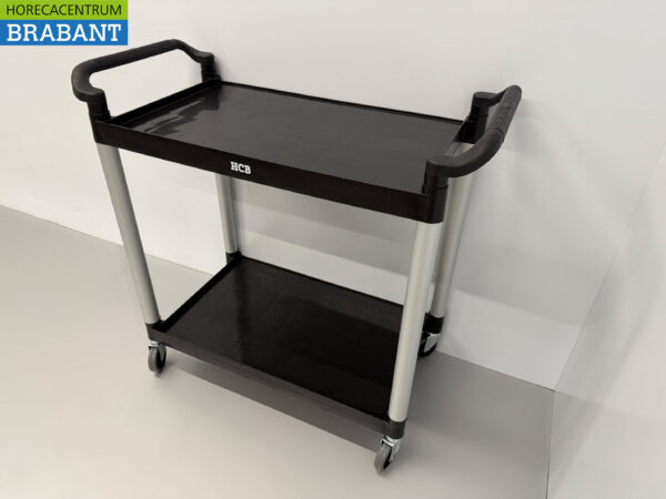 Plastic serving trolley 2 tiers 102 cm Horeca - Image 2
