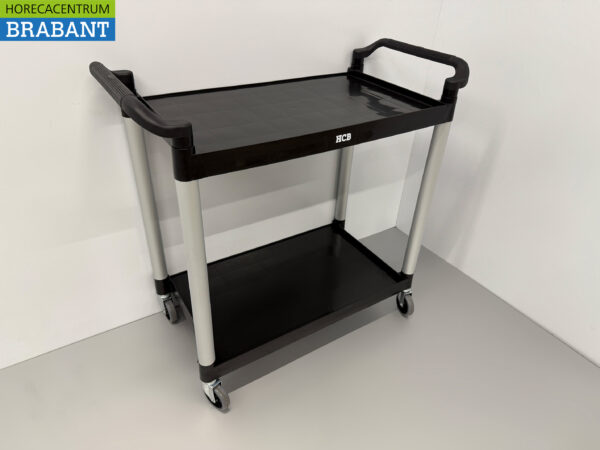 Plastic serving trolley 2 tiers 102 cm Horeca - Image 3