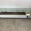 Stainless steel Top-up display case Top-up refrigerated display case saladière 8 x 1/4 GN 160 cm Horeca