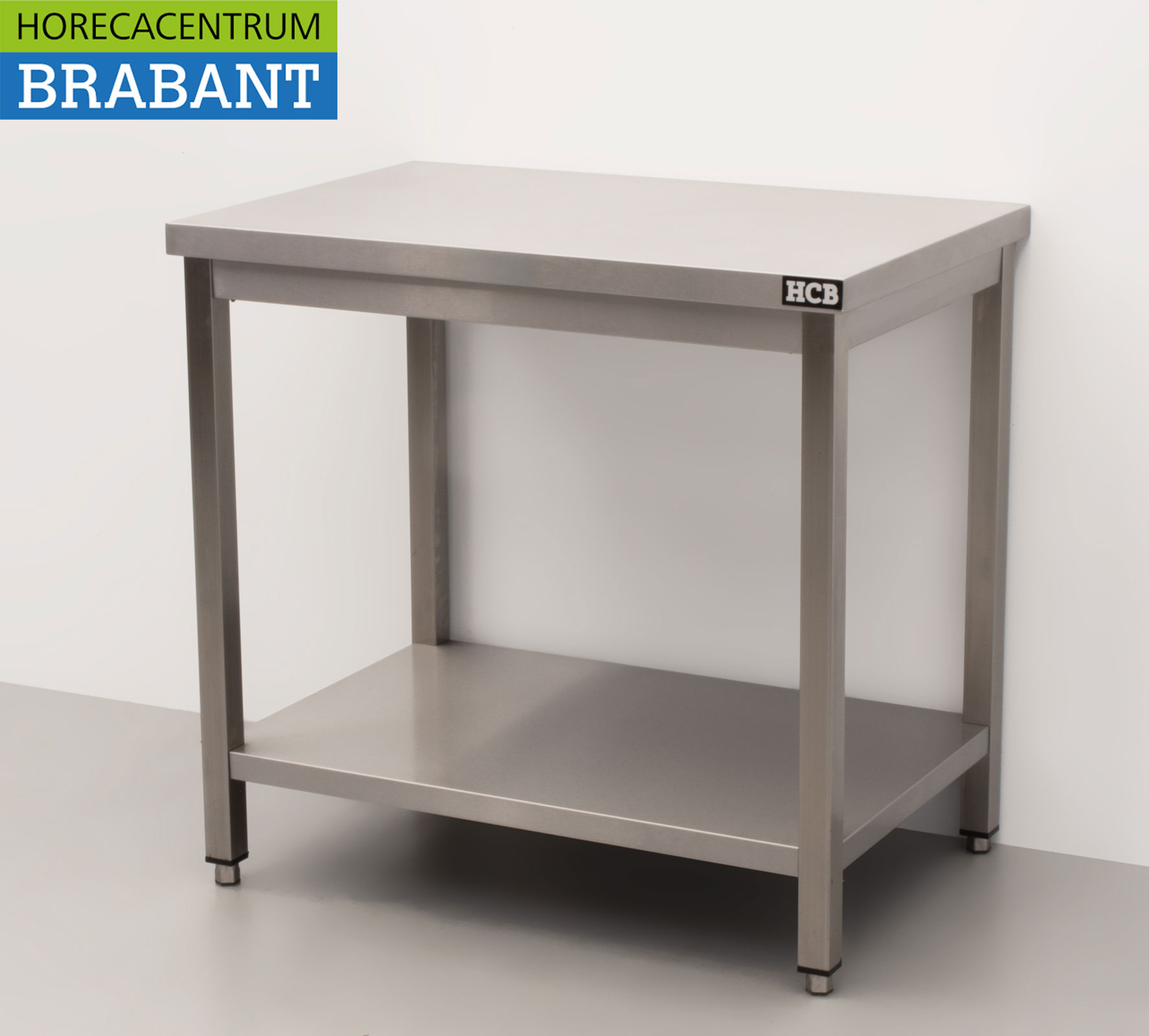 Stainless Steel Worktable Premium-line 90 x 60 x 85 cm Catering - Image 2