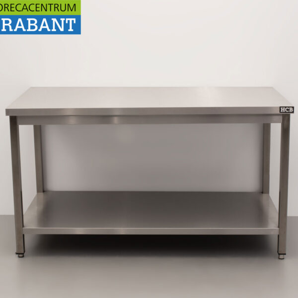 HCB Stainless Steel Work Table Premium-line 150 x 70 x 85 cm Catering