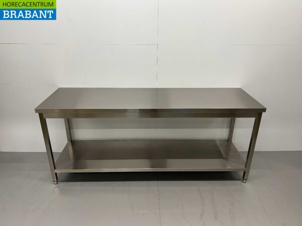 Stainless Steel Work Table Basic-line 200 x 60 x 85 cm Catering