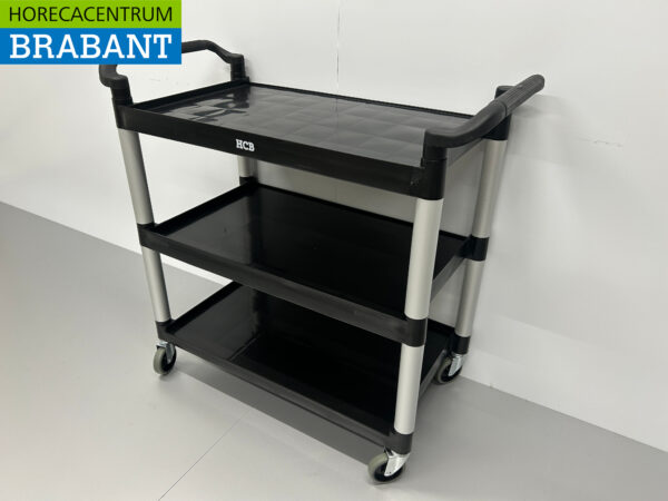 HCB Plastic serving trolley 3 tiers 102 cm Horeca - Image 2