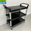 HCB Plastic serving trolley 3 tiers 102 cm Horeca - Image 3