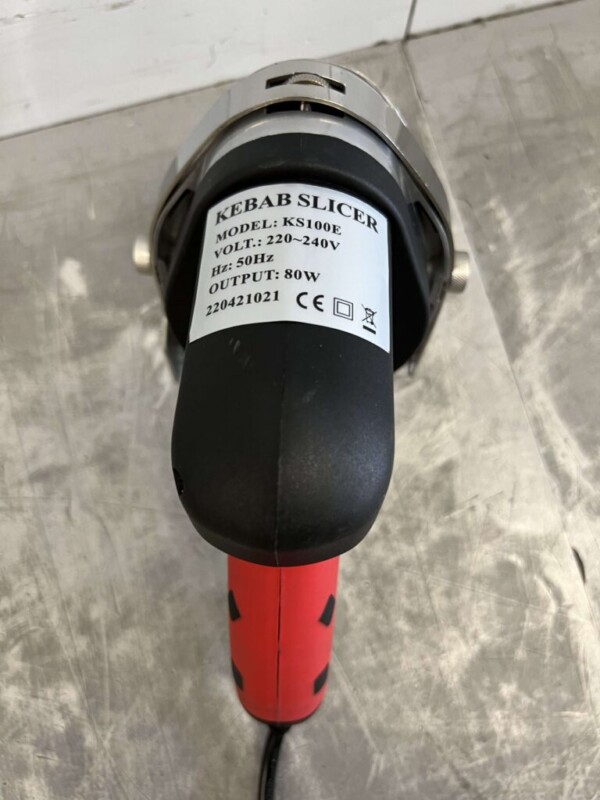 Stainless steel Doner Knife Kebab Cutter Cap. 60 kg/day 230V Catering - Image 5