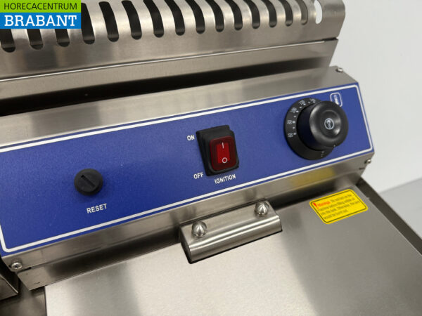 HCB Stainless Steel Double Fryer Frying 2 x 14 liter PROPAAN GAS Catering - Image 5
