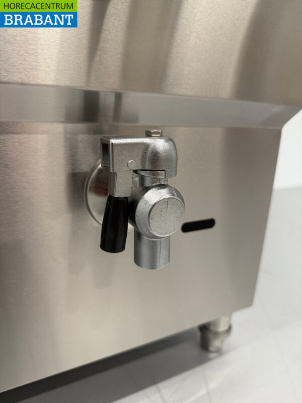 HCB Stainless Steel Double Fryer Frying 2 x 14 liter PROPAAN GAS Catering - Image 6