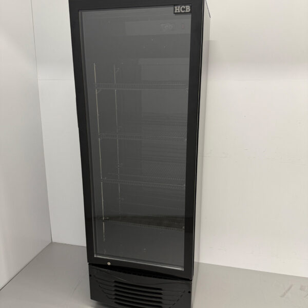 HCB Glass Door Refrigerator Beverage Refrigerator Glass door 278 liters 230V Catering