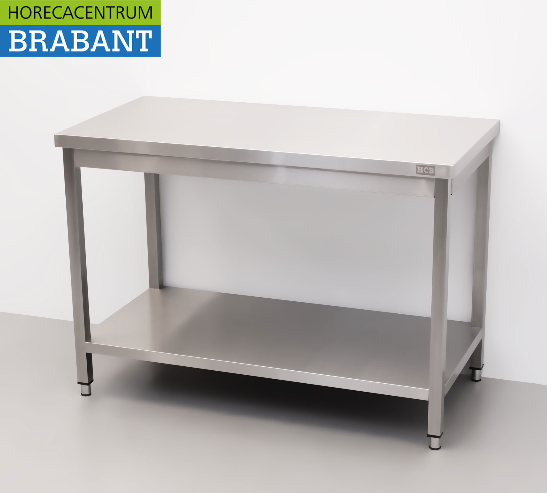 HCB Stainless Steel Work Table Basic-line 120 x 60 x 85 cm Catering - Image 2