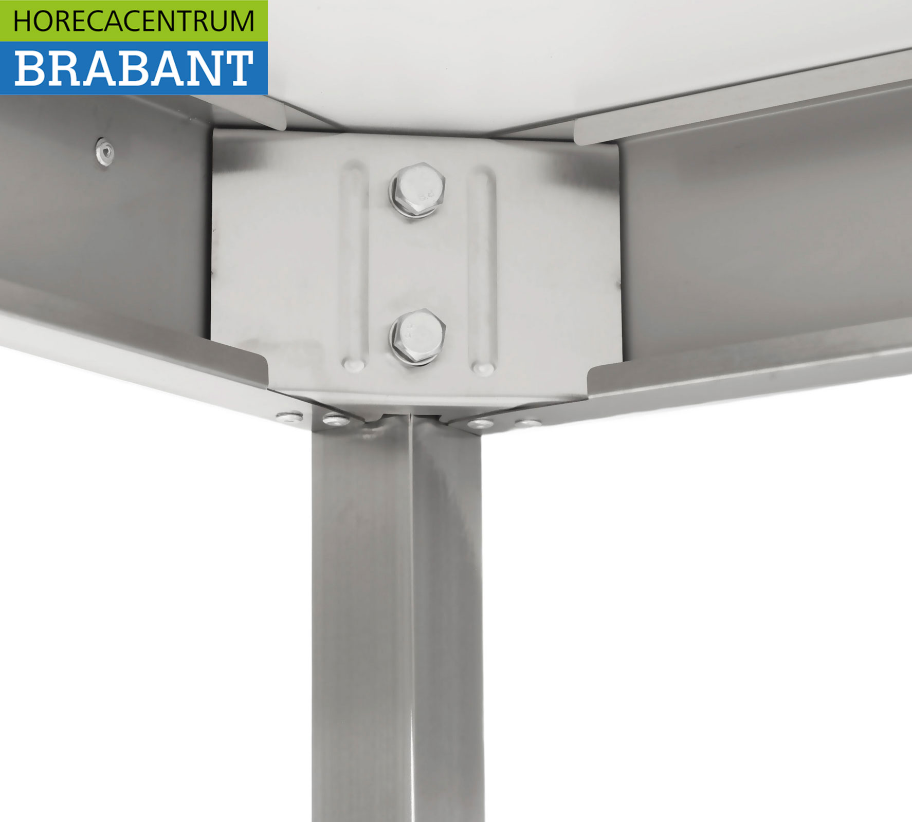 HCB Stainless Steel Work Table Basic-line 120 x 60 x 85 cm Catering - Image 5